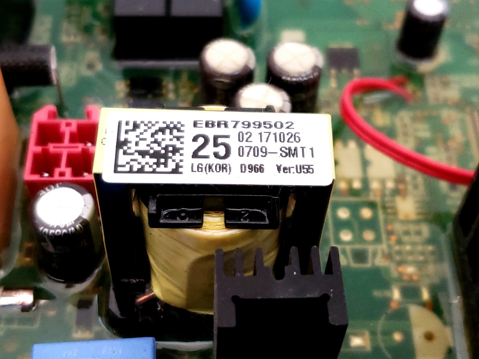 LG Washer Control EBR79950225