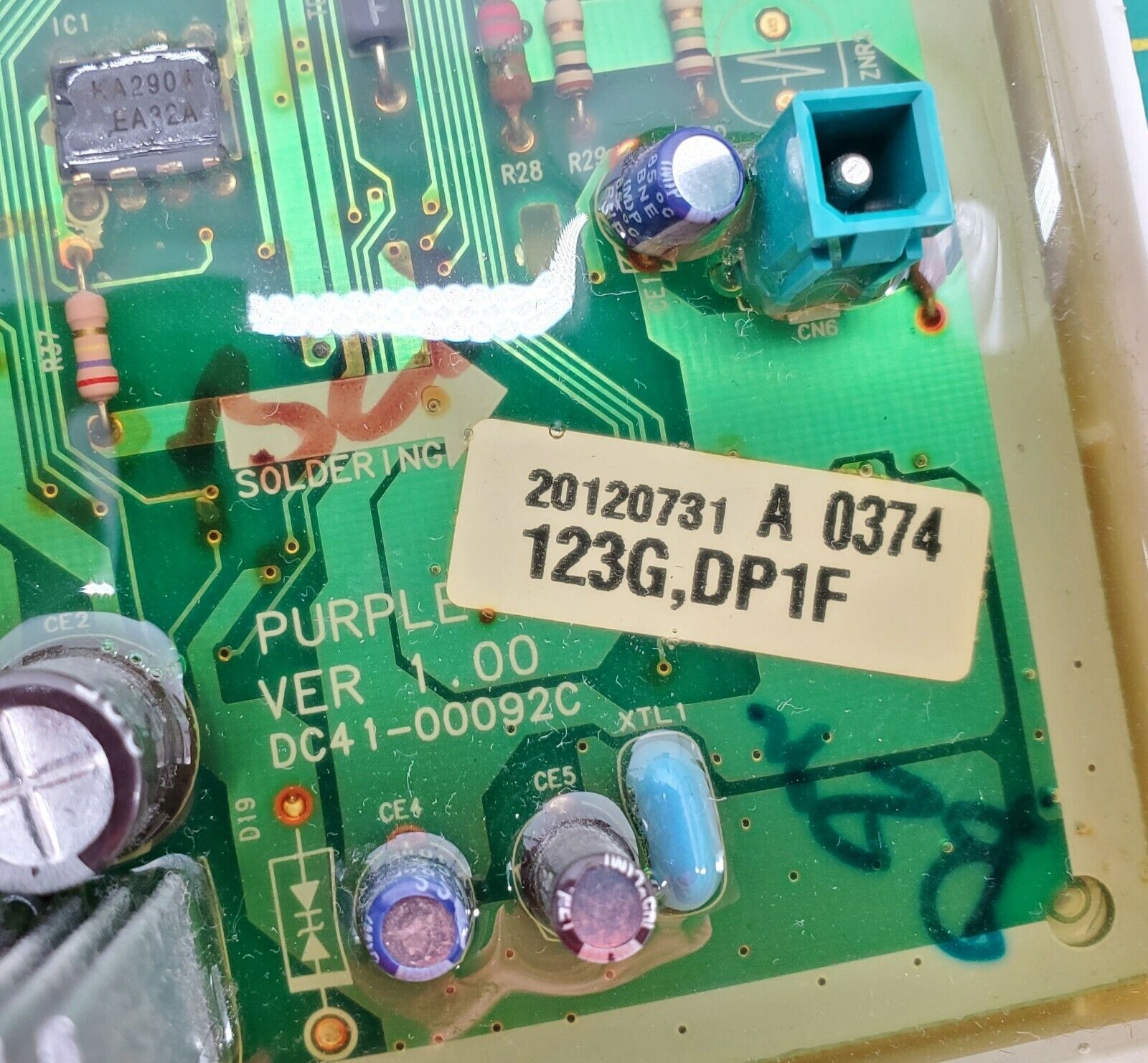 Genuine OEM Samsung Dryer Control DC92-00123G Same Day Ship