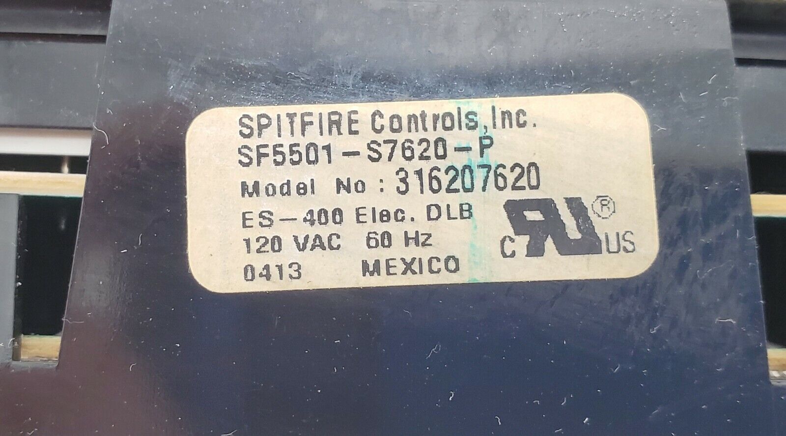 Frigidaire Range Control 316207620