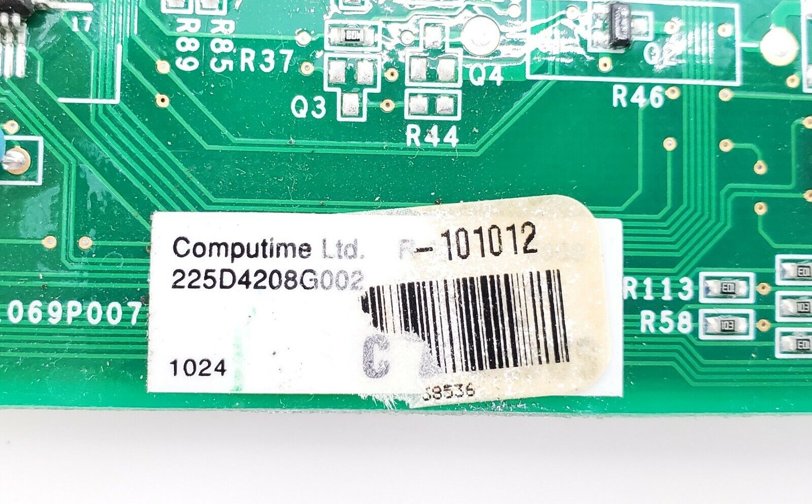 GE Refrigerator Control 225D4208G002