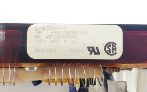 GE Range Control Board WB12K0004