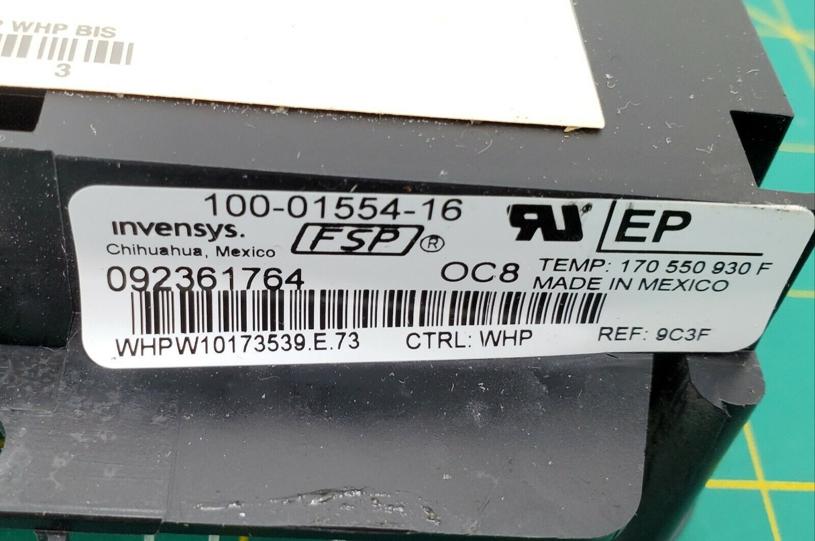 Whirlpool Range Control Board W10173539