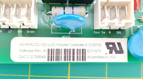 Maytag Washer Control Board 62728730