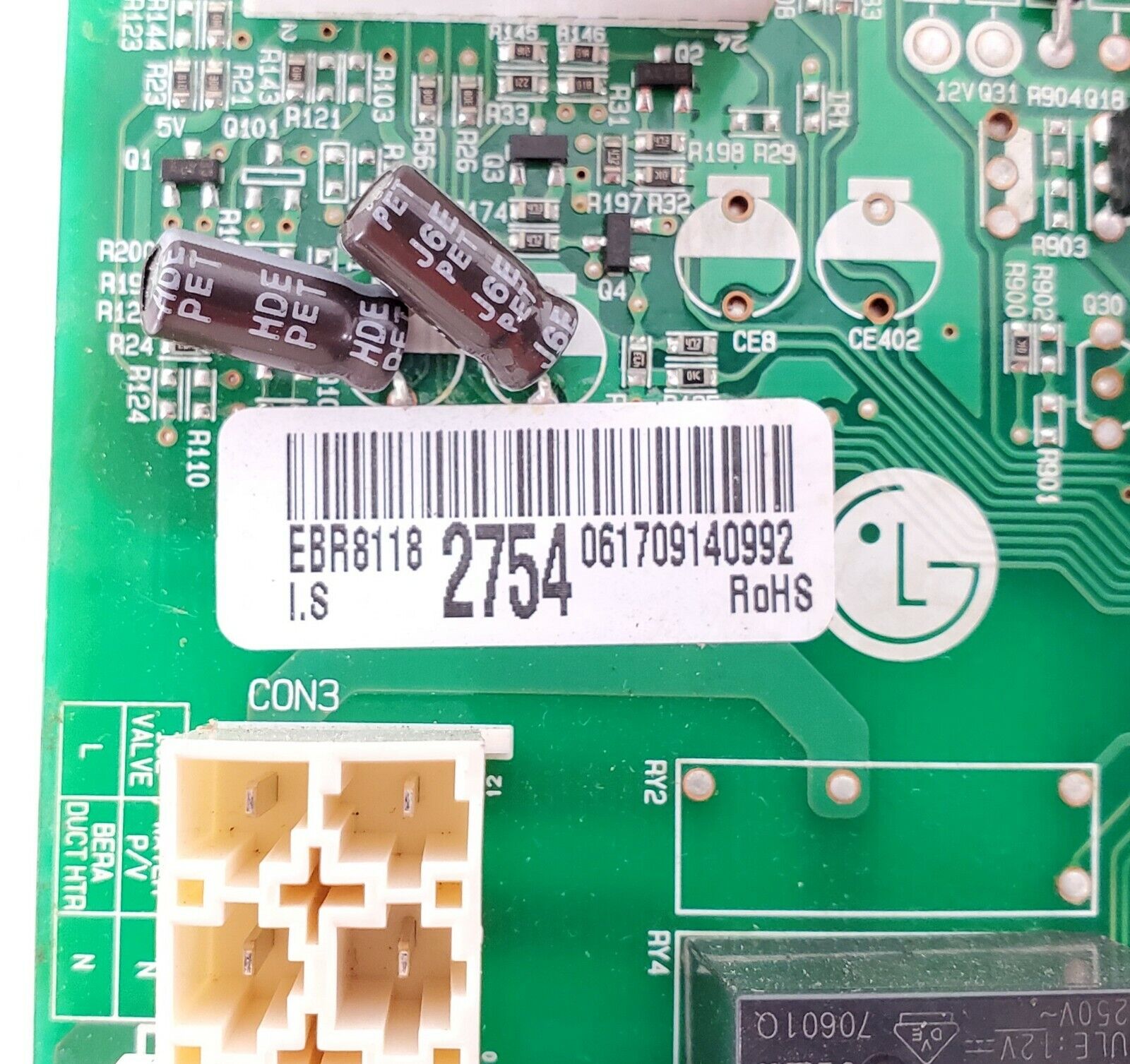 LG Refrigerator Control EBR81182754