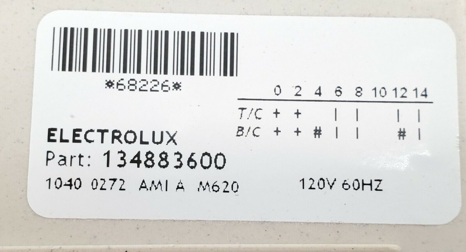 Frigidaire Washer Timer 134883600