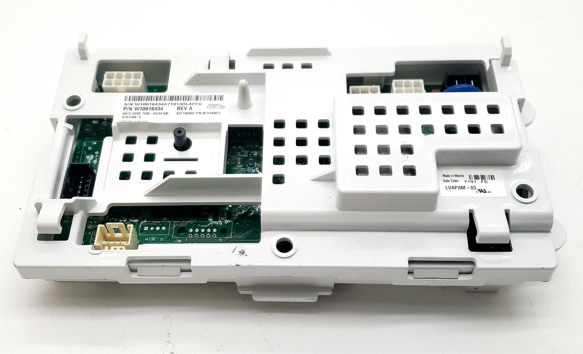 Whirlpool Washer Control  W10916434