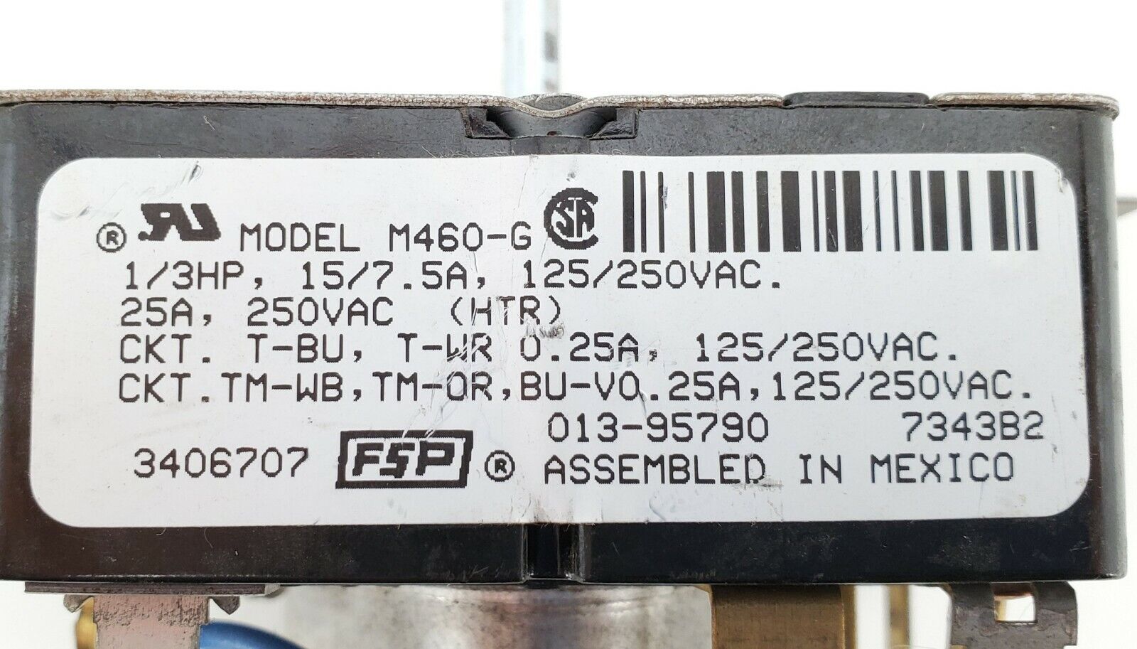 Kenmore Dryer Timer 3406707