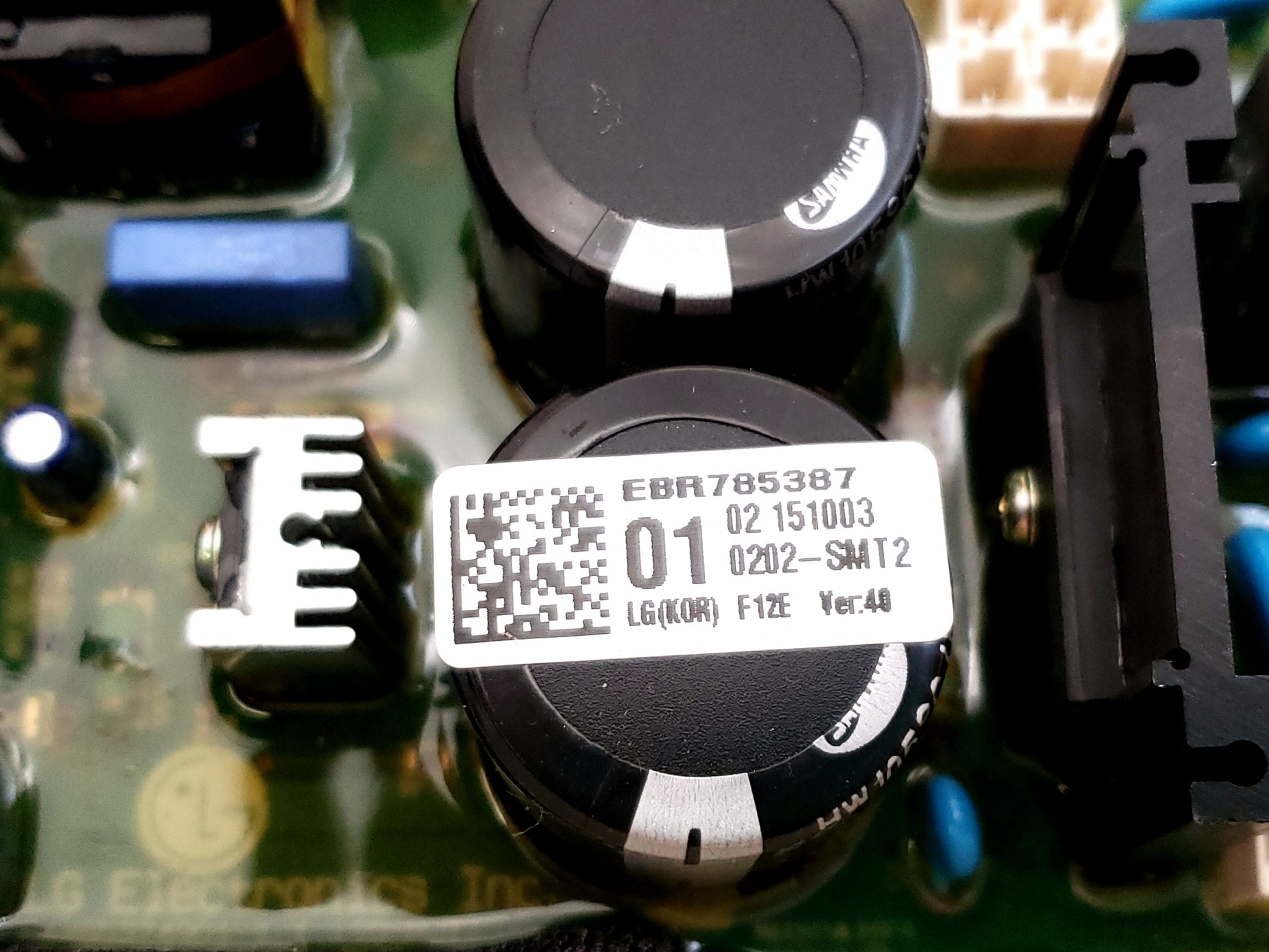 LG Washer Control EBR78538701