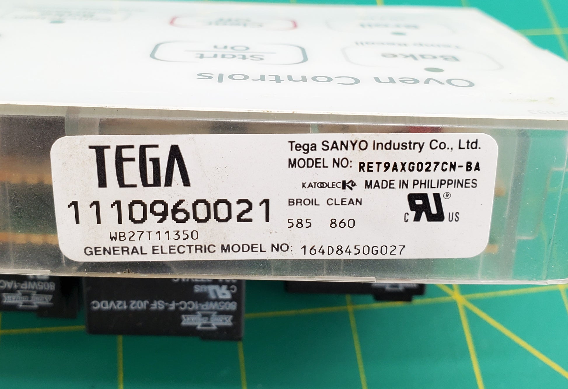 GE Range Control WB27T11350