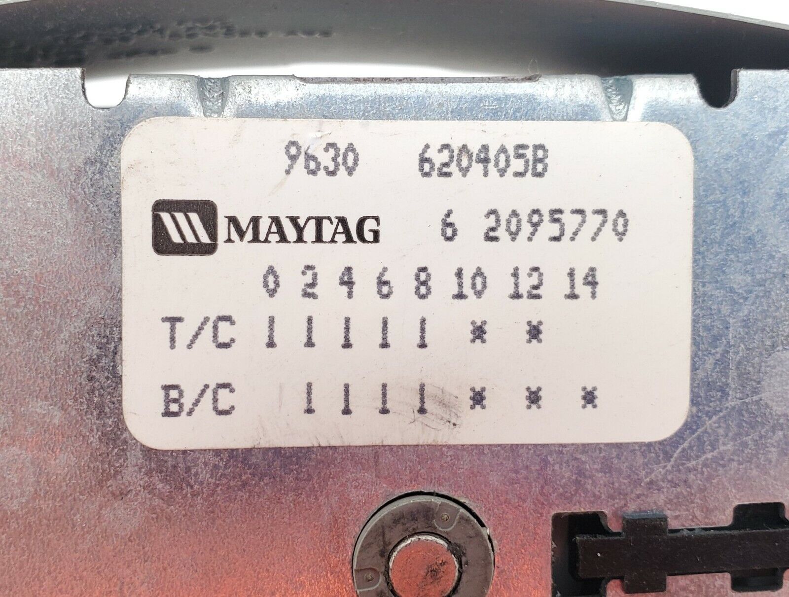 Genuine OEM Maytag Washer Timer 62095770 Same Day Shipping Lifetime Warranty