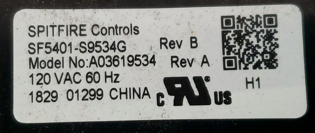 Frigidaire Range Control  A03619534