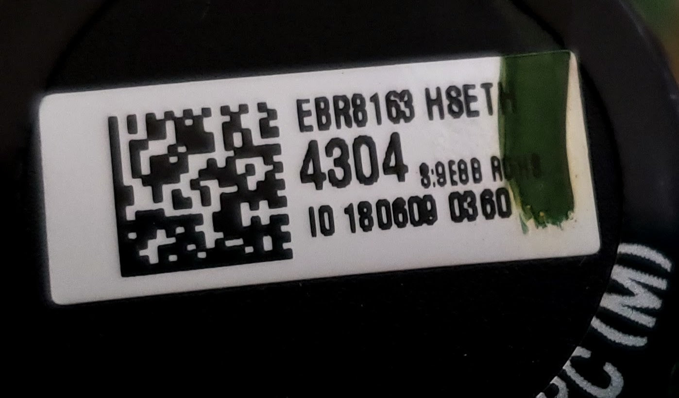 LG Washer Control  EBR81634304
