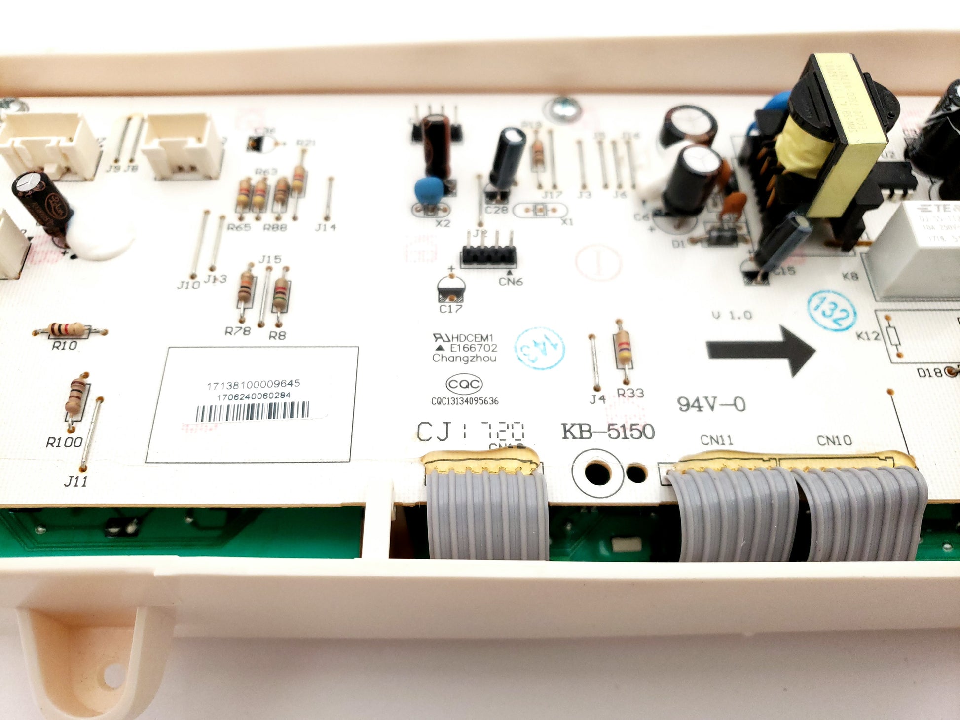 GE Washer Control 17138100009645