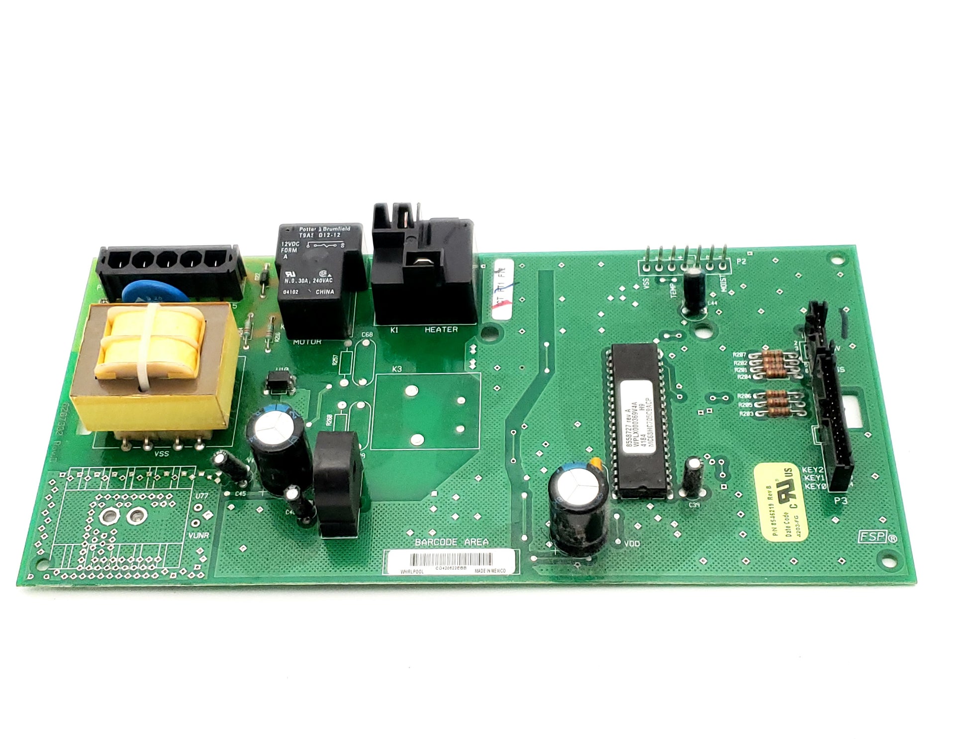 Whirlpool Dryer Control Board 8546219