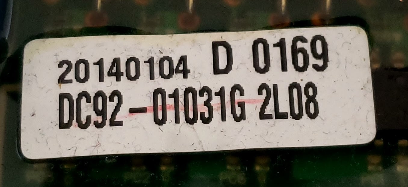 Samsung Dryer Control DC92-01031G