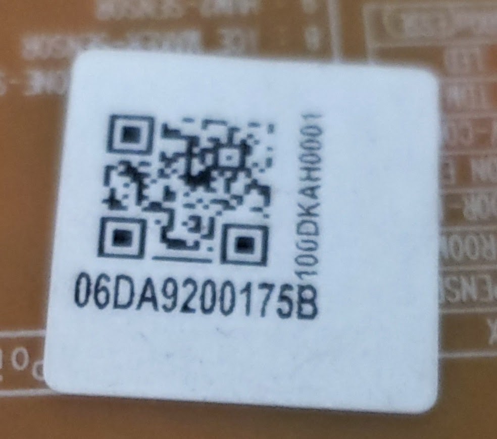Samsung Refrigerator Control DA92-00175B