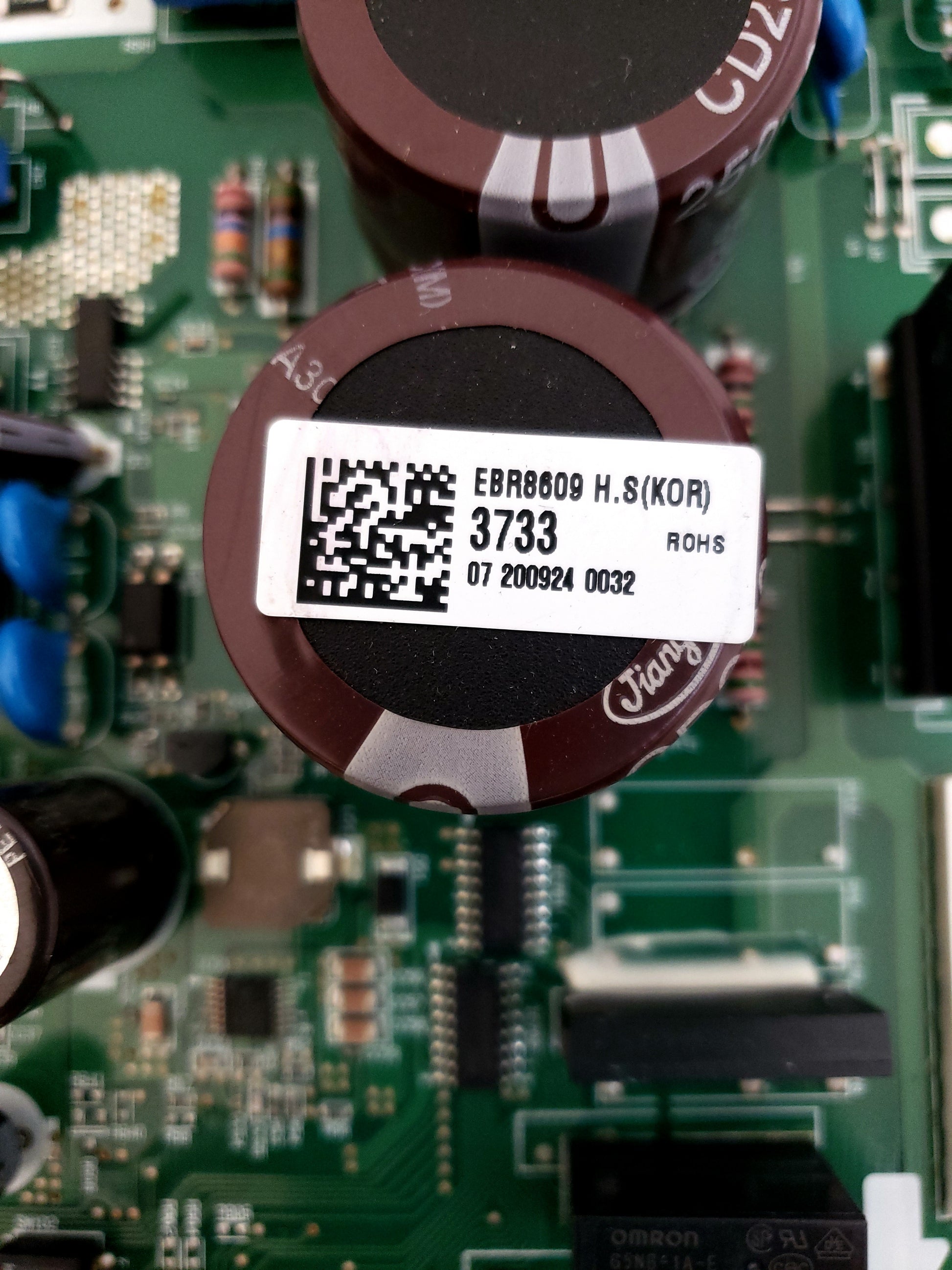 LG Refrigerator Control Board EBR86093733