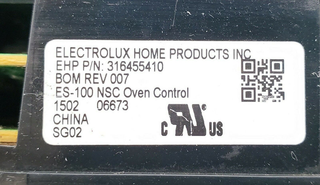 Frigidaire Range Control  316455410