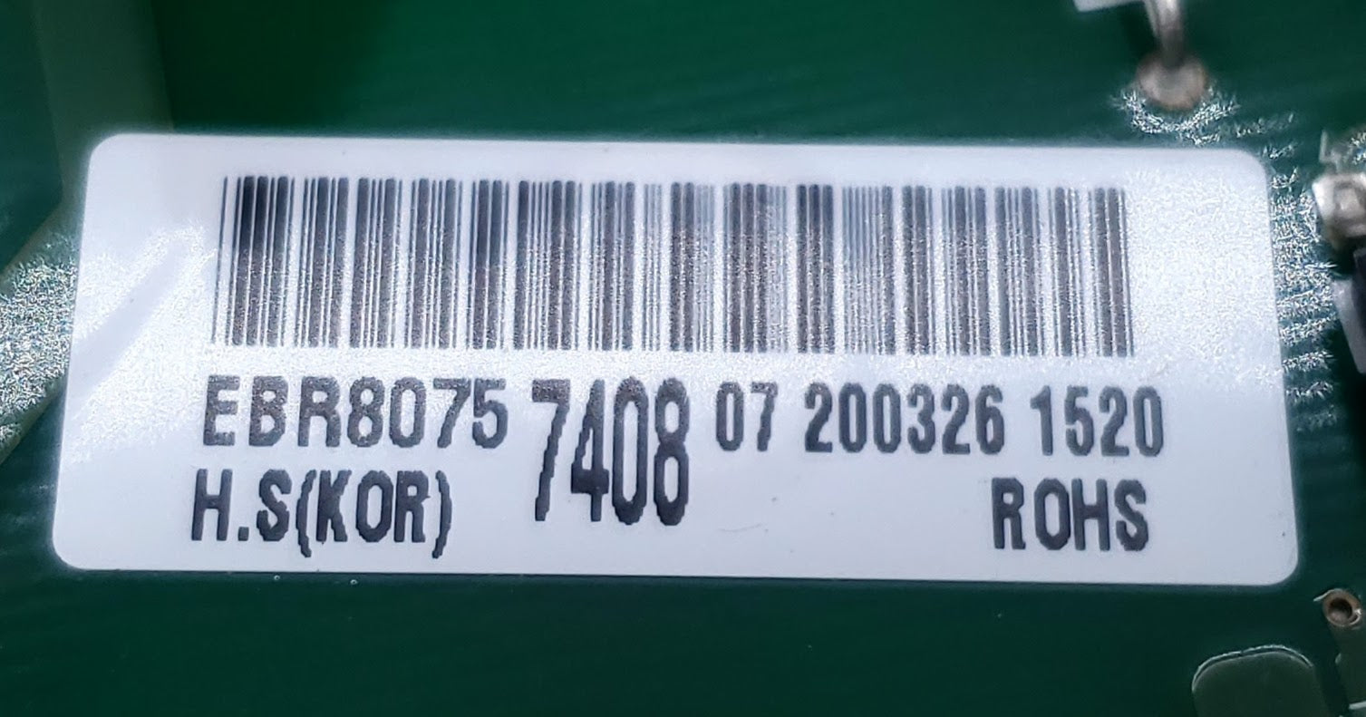 LG Refrigerator Control EBR80757408