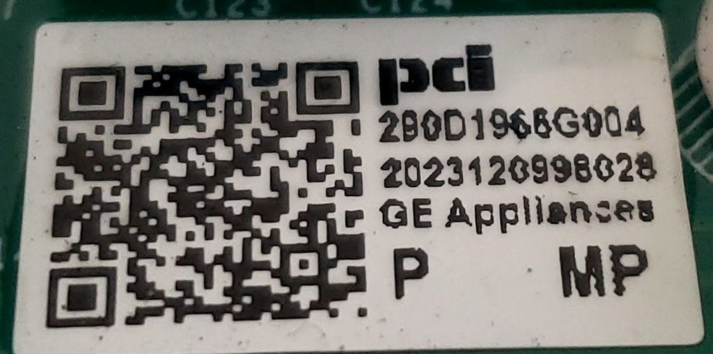 GE Washer Control  290D1965G004