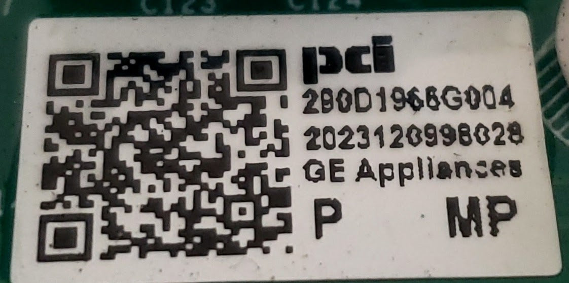 GE Washer Control  290D1965G004