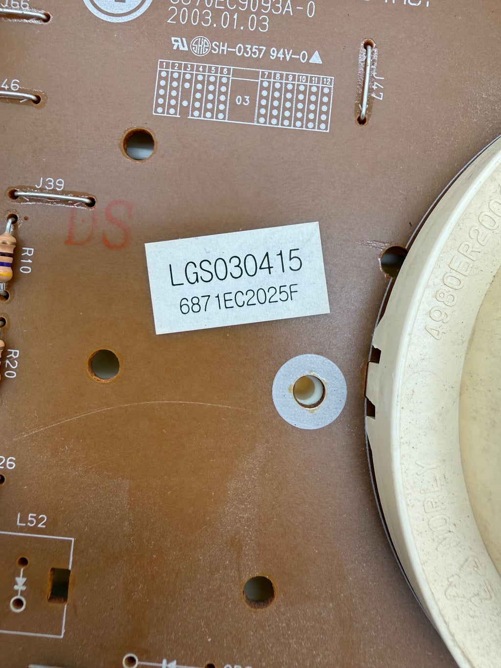 Genuine LG Dryer Control Board 6871EC1061B Same Day Shipping & 60 Days Warranty