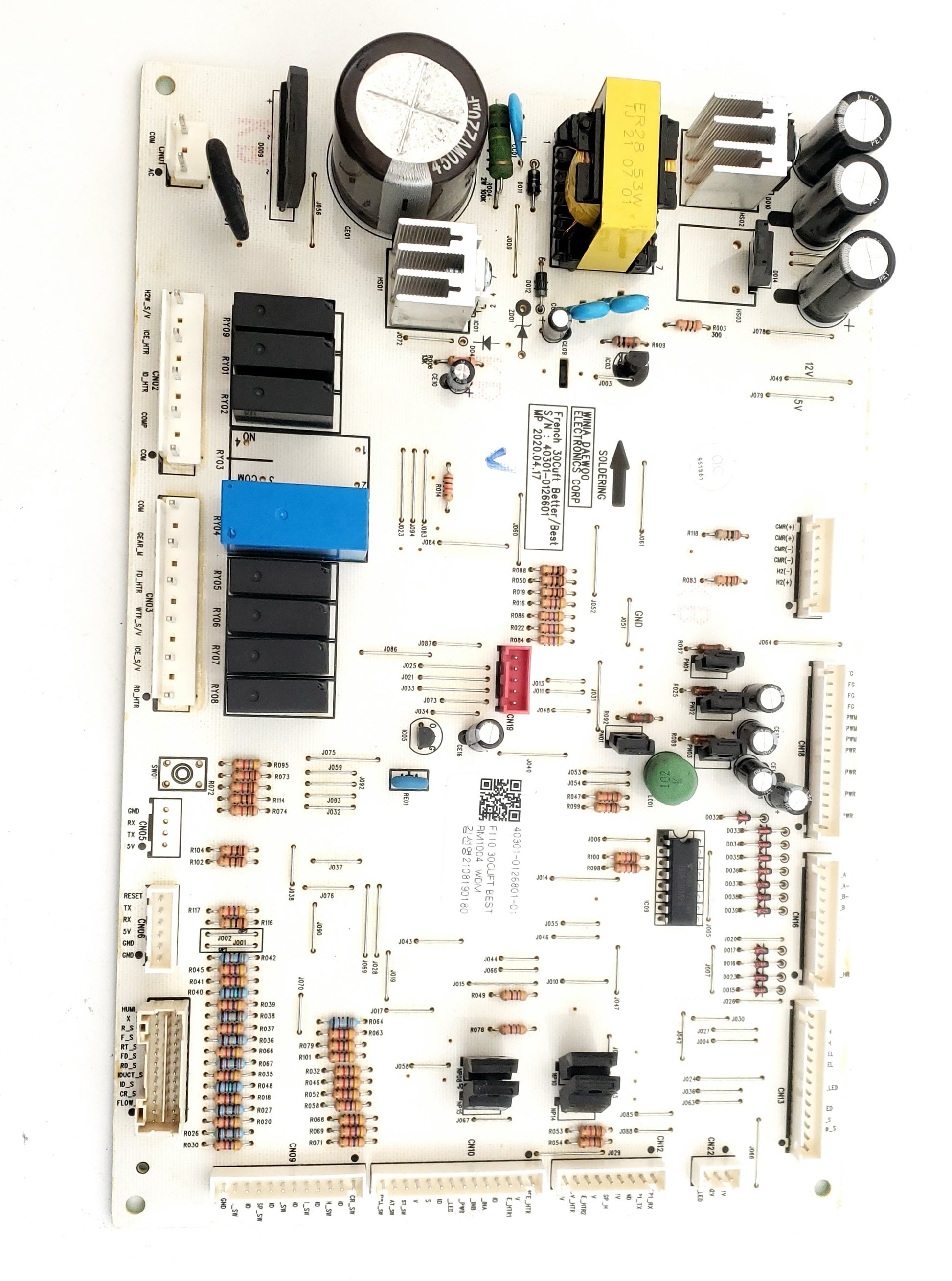 LG Refrigerator Control Board 40301-0126801-01