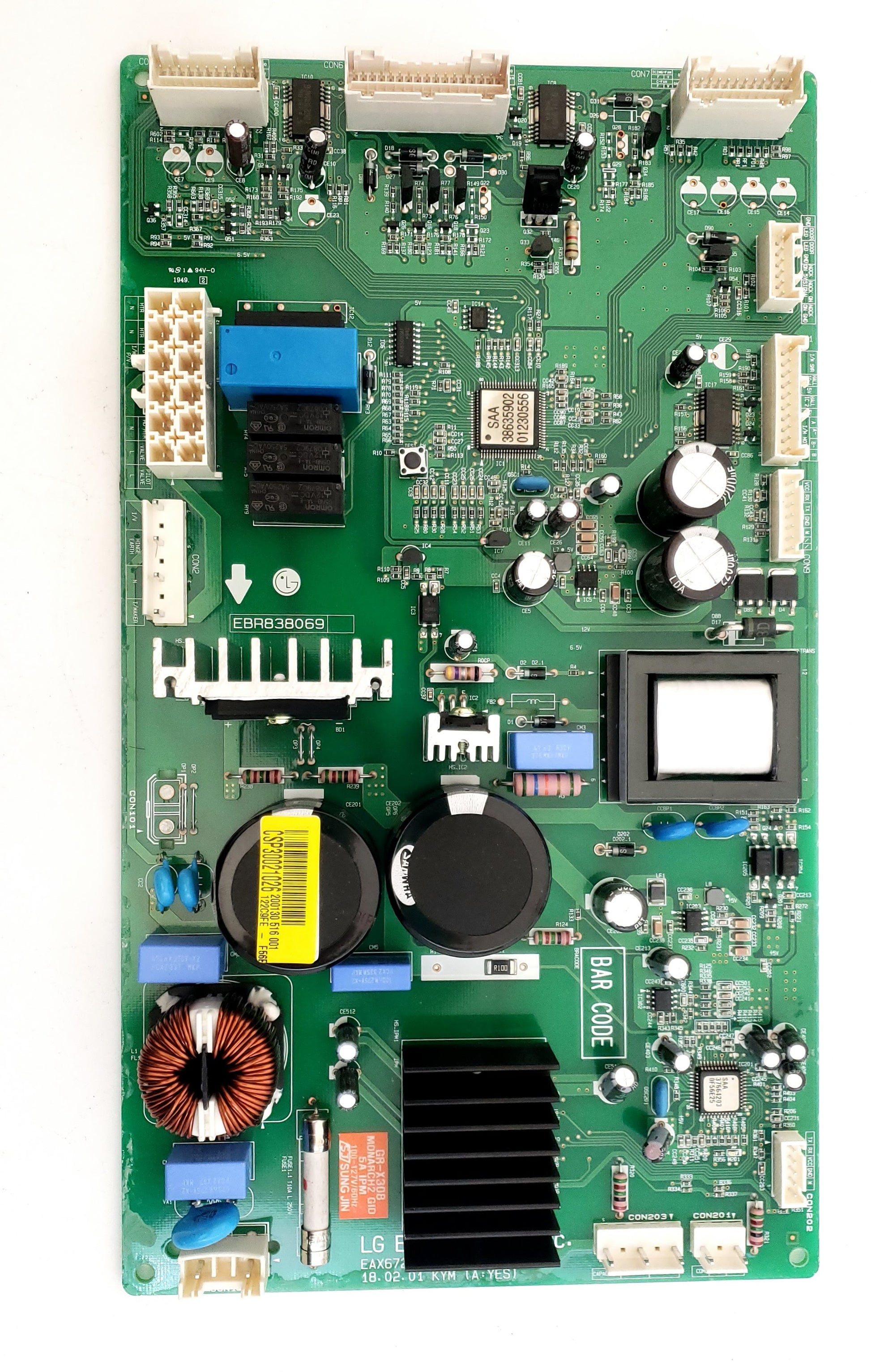 LG Refrigerator Control Board CSP30021026