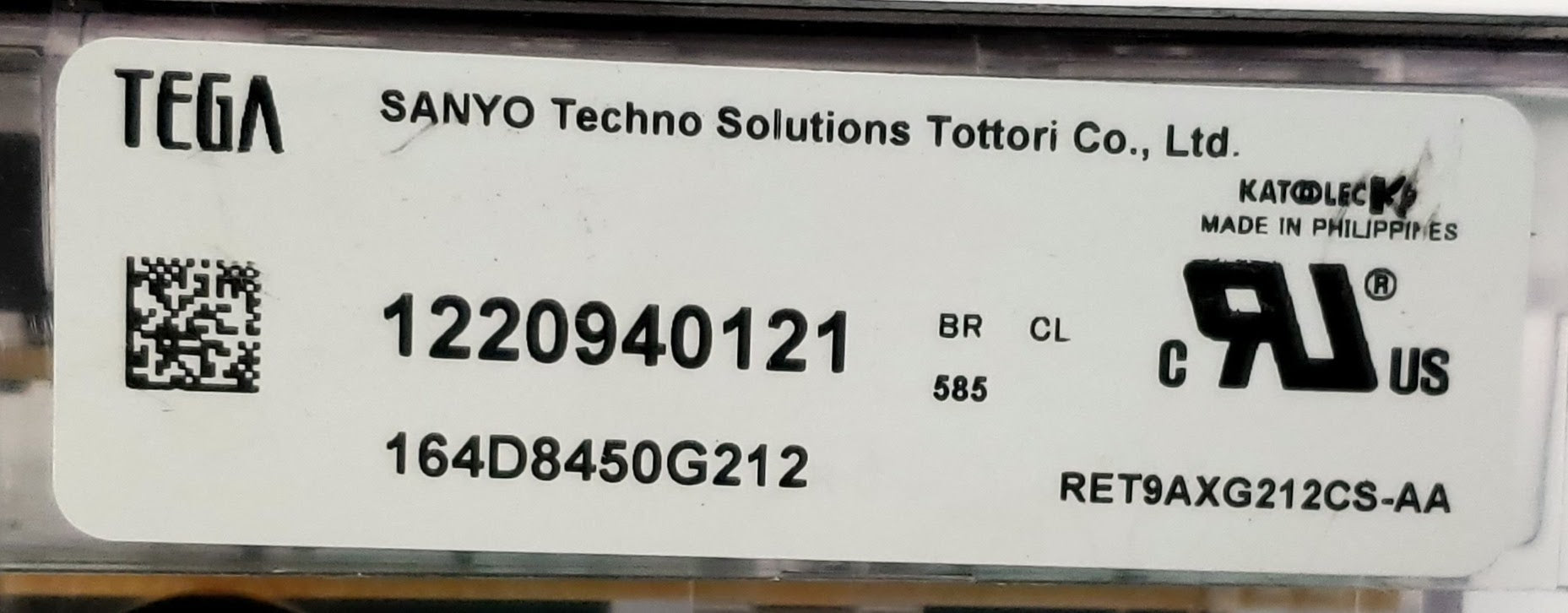 GE Range Control 164D8450G212