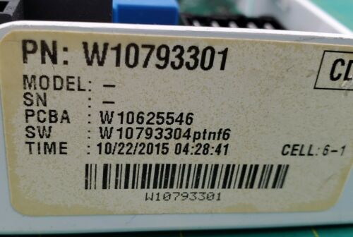 OEM Whirlpool Dryer Control W10793301 Same Day Shipping & Lifetime Warranty