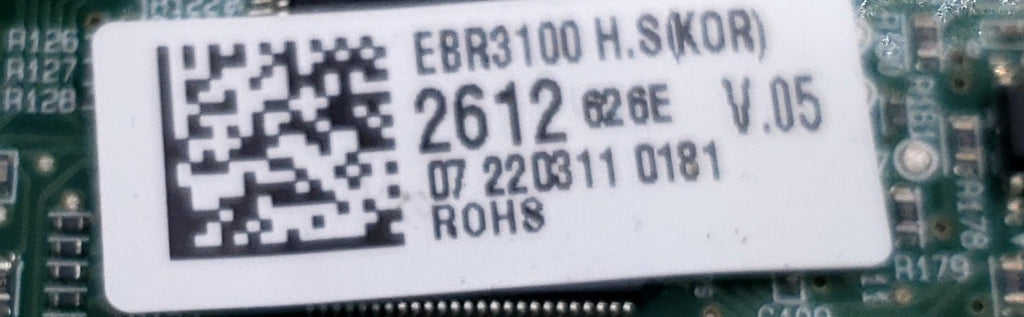 LG Dryer Control EBR31002612