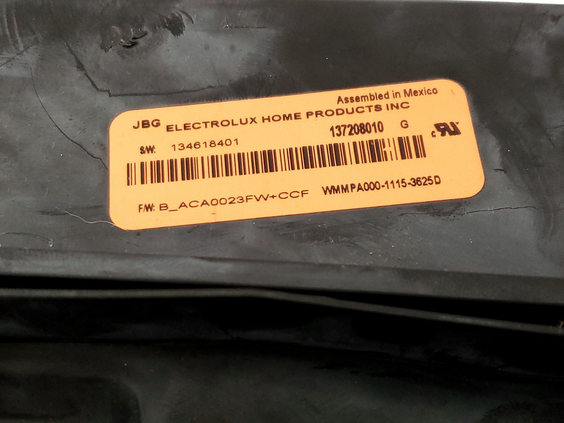 Frigidaire Washer Control 134618401