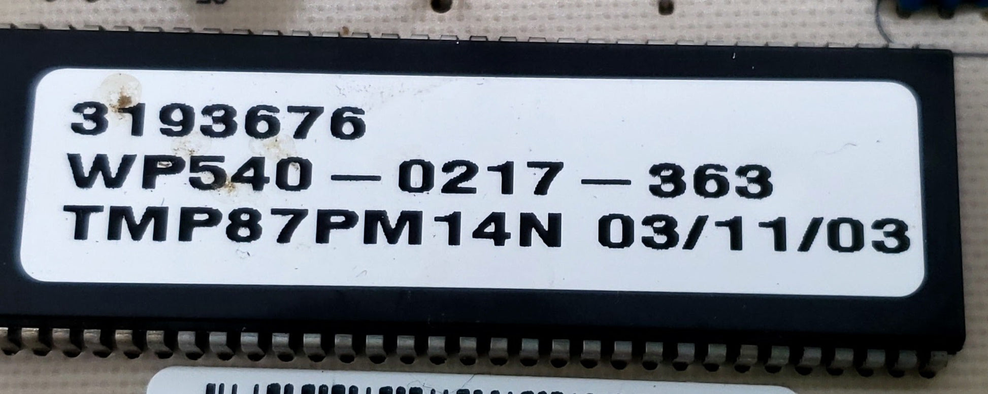 Kenmore Range Control  3193676