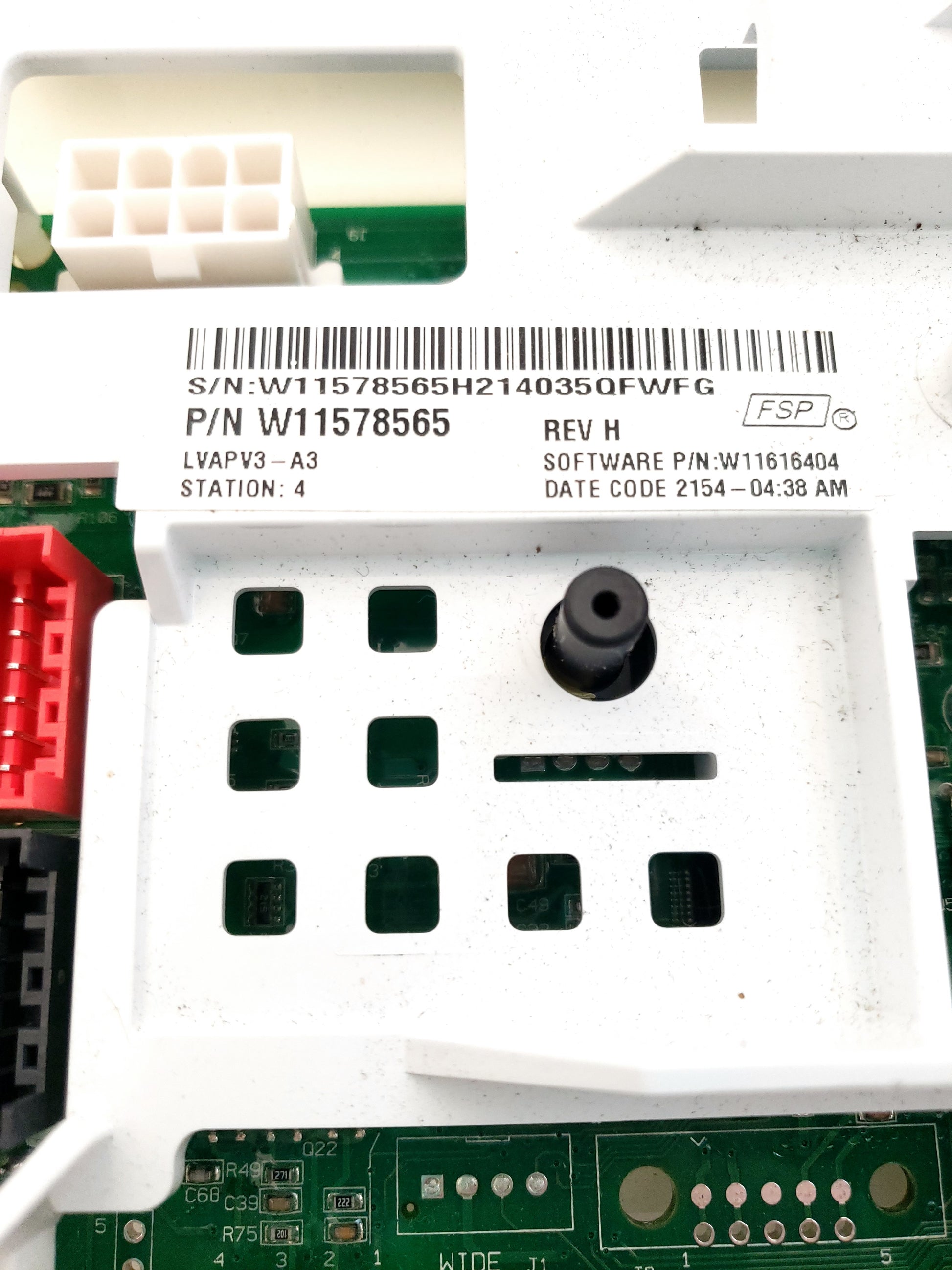 Whirlpool Washer Control Board W11578565