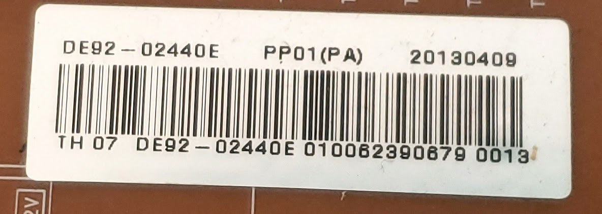 Samsung Range Control DE92-02440E