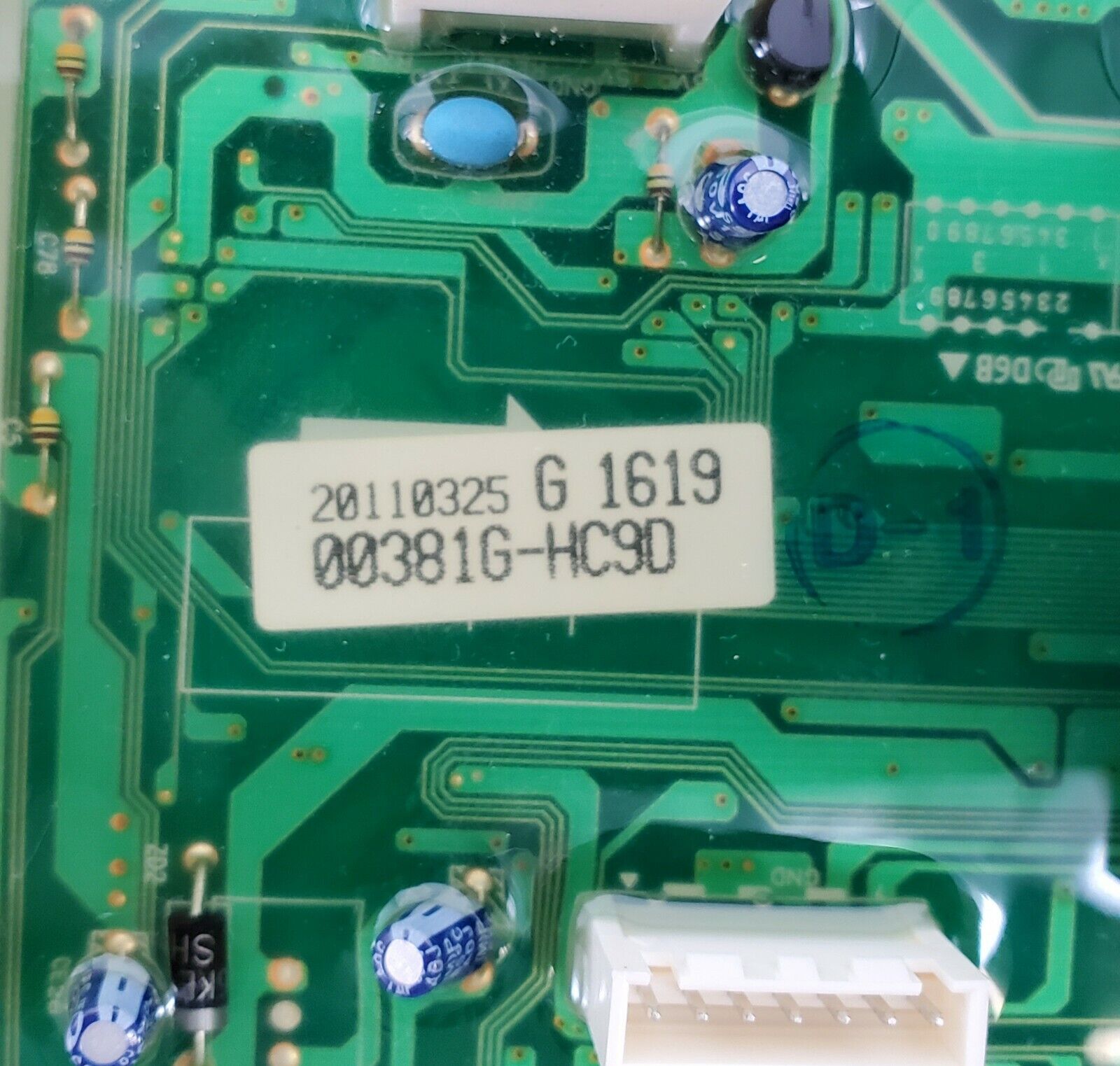 OEM Samsung Washer Control 00381G-HC9D Same Day Shipping & Lifetime Warranty