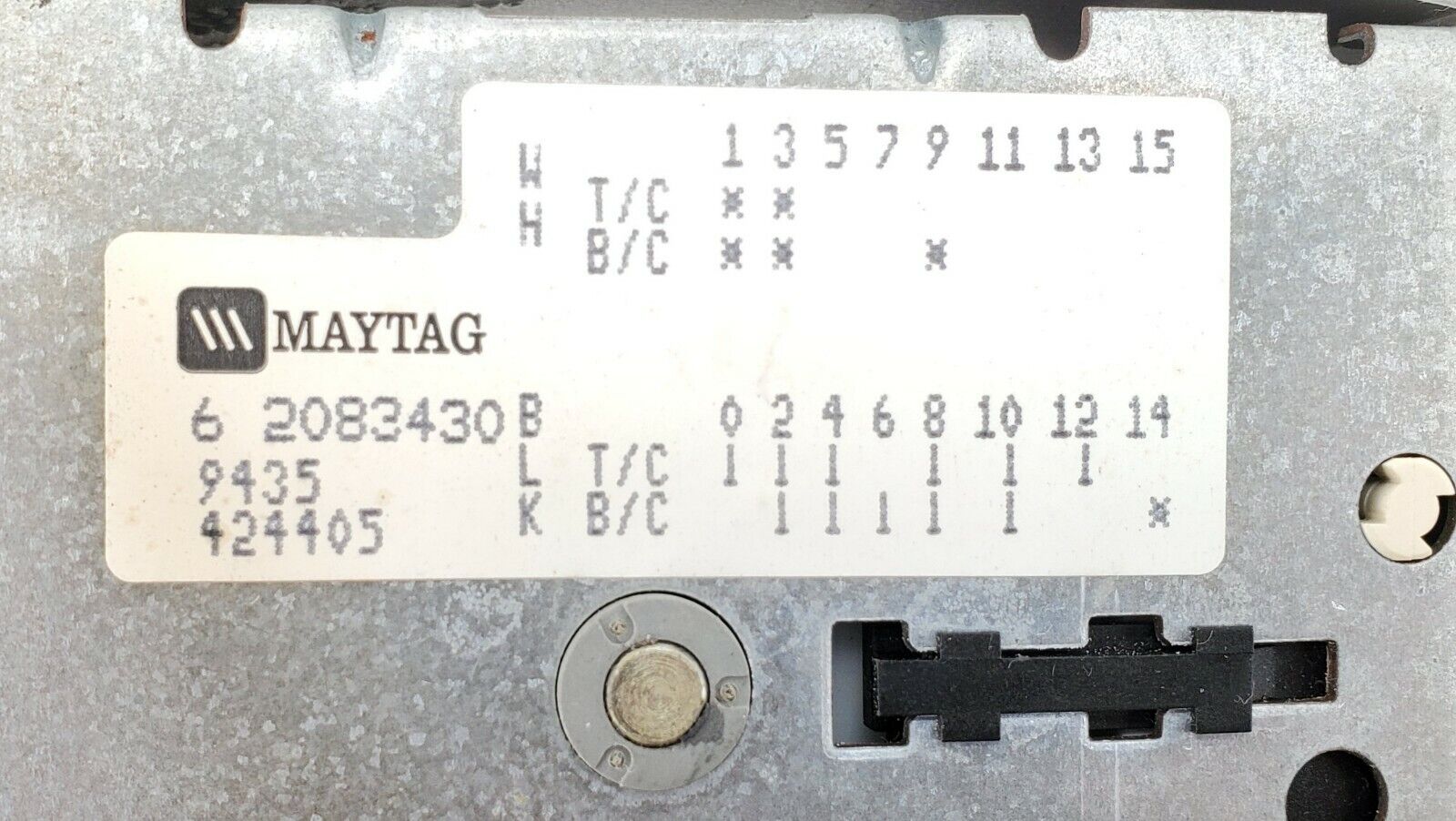 Genuine OEM Maytag Washer Timer 62083430 Same Day Shipping **Lifetime Warranty**