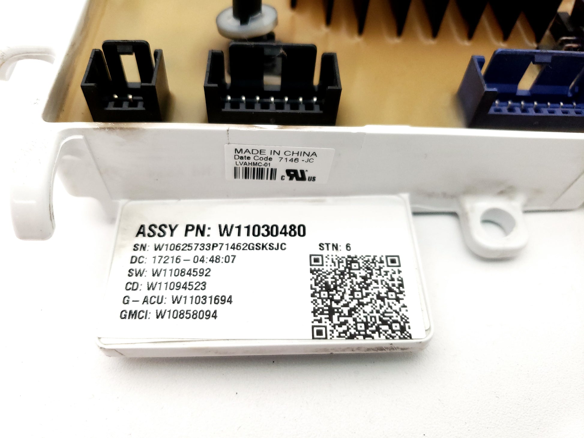 Kenmore Washer Control W11030480
