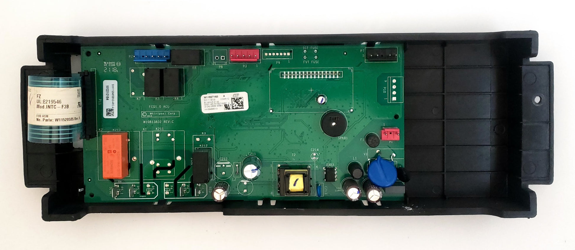 Whirlpool Range Control Board W11527160 Black