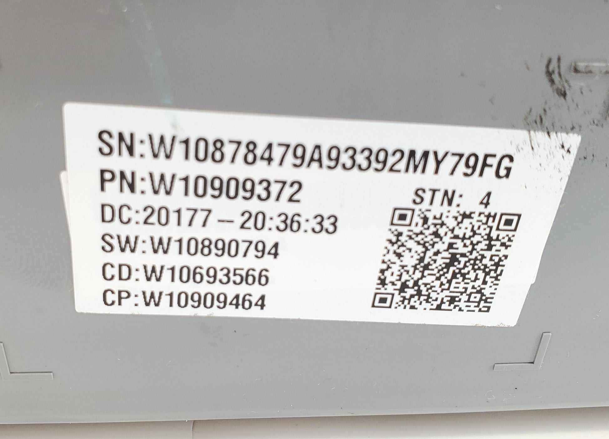 Genuine Whirlpool Washer Control Board W10909372 Same Day Ship Lifetime Warranty