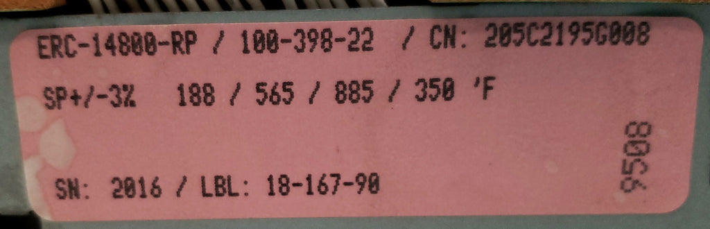 GE Range Control  205C2195G008