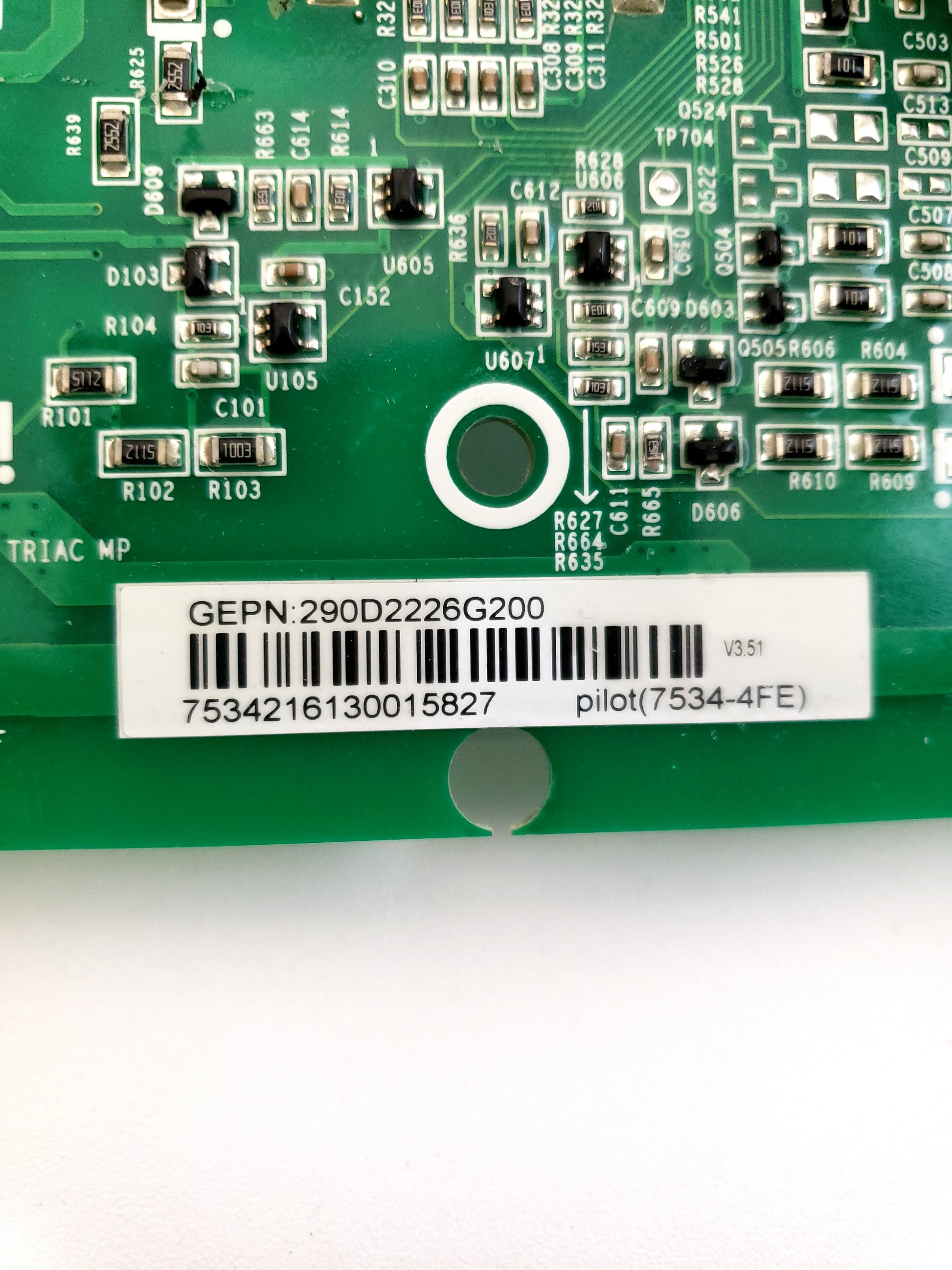 GE Washer Control Board 290D2226G200