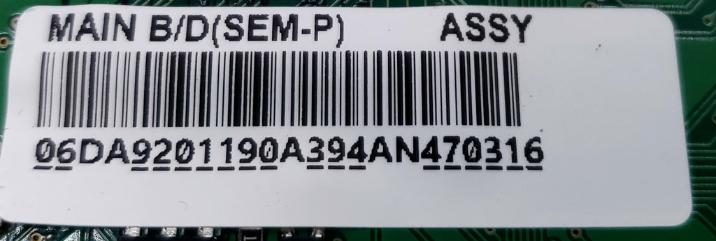 Samsung Refrigerator Control DA92-01190A