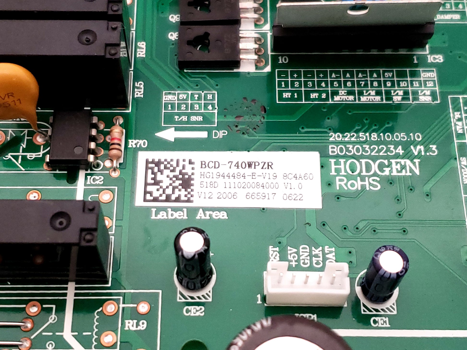 Hisense Refrigerator Control HG1944484