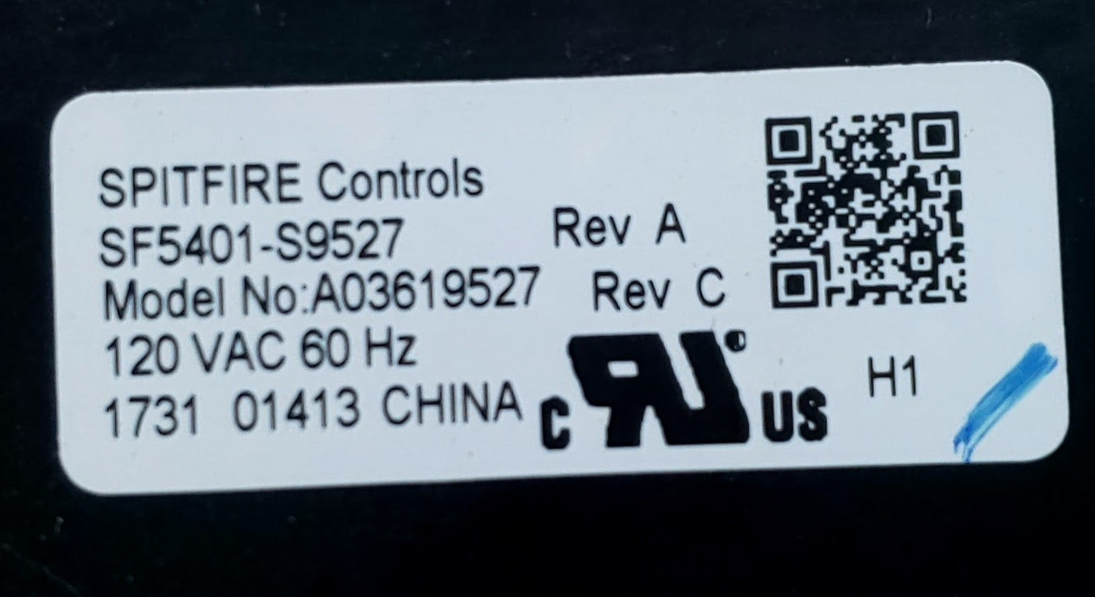 Frigidaire Range Control  A03619527