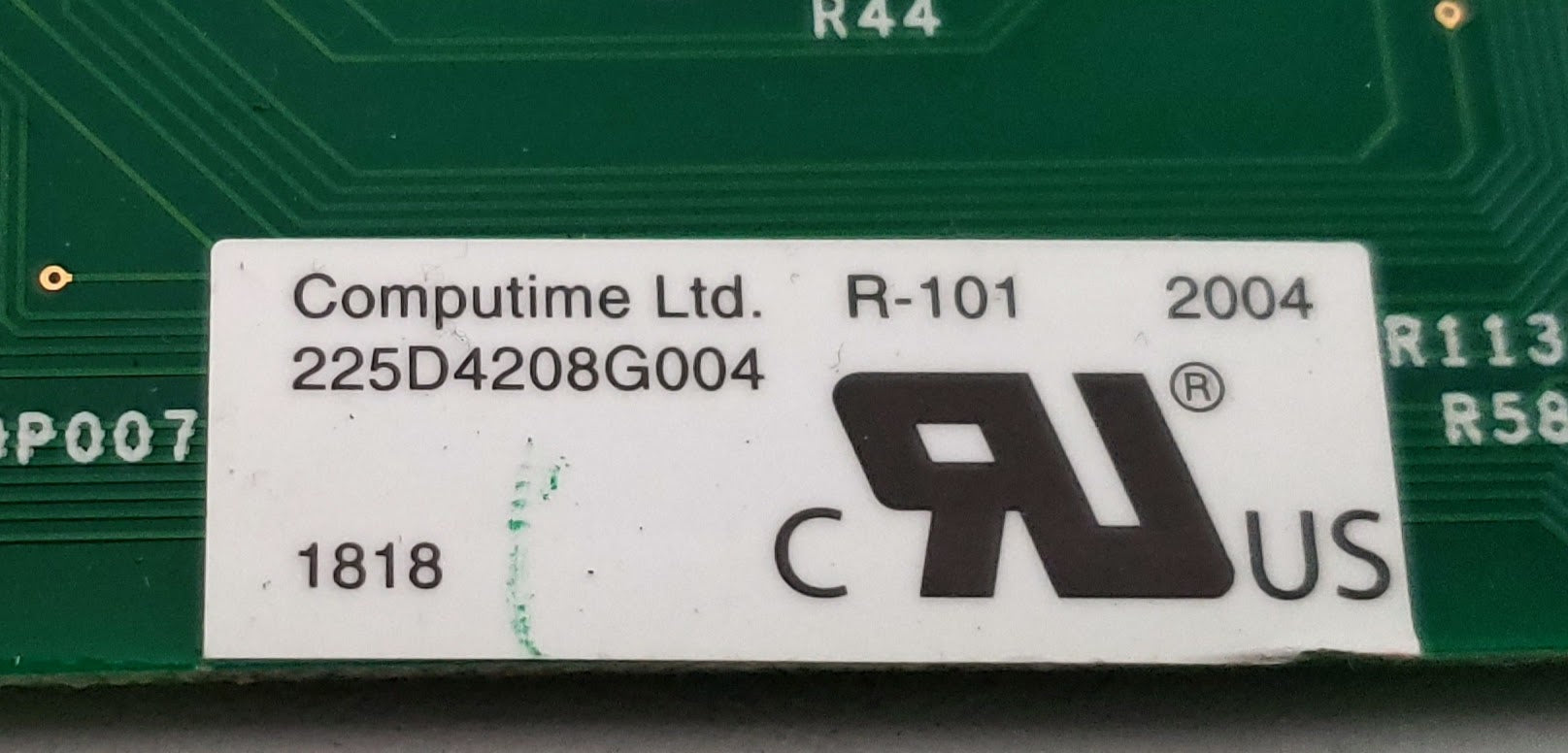 GE Refrigerator Control 225D4208G004