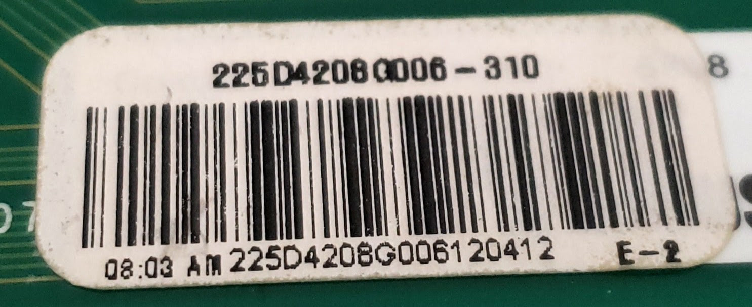 GE Refrigerator Control 225D4208G006