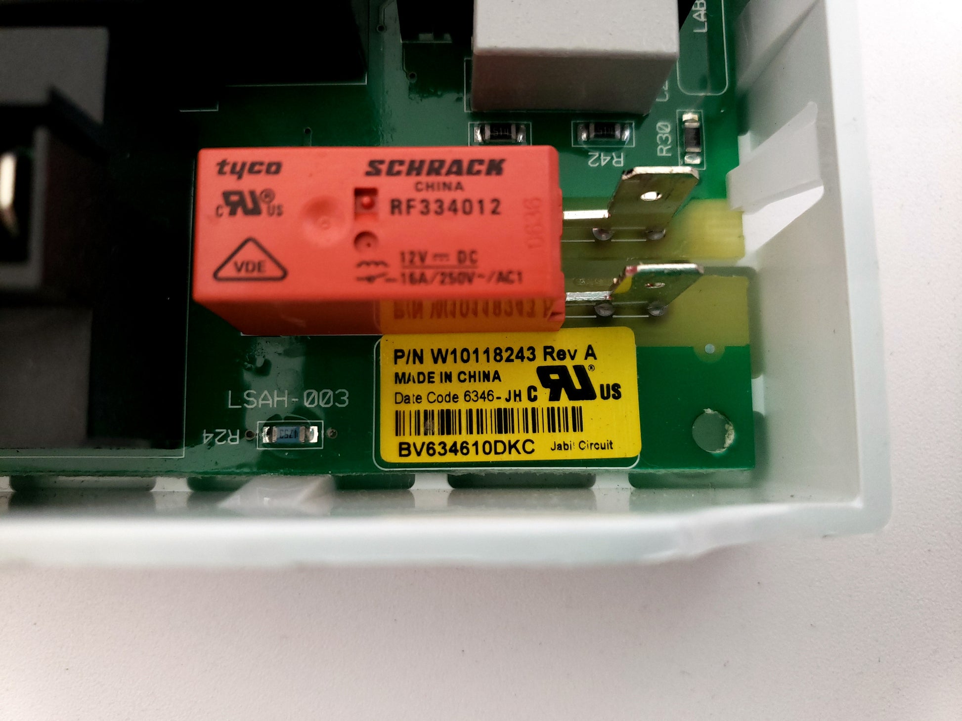 Whirlpool Dryer Control Board W10118243