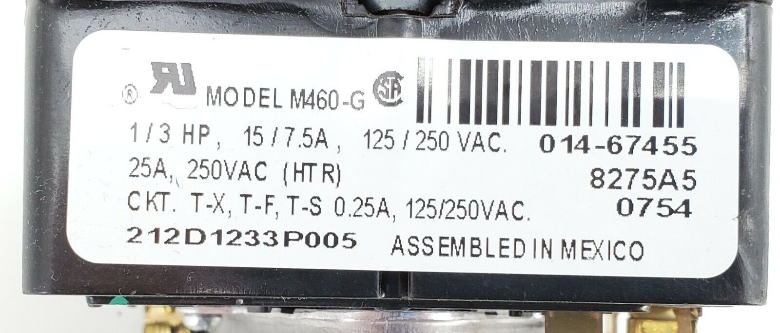 GE Dryer Timer 212D1233P005