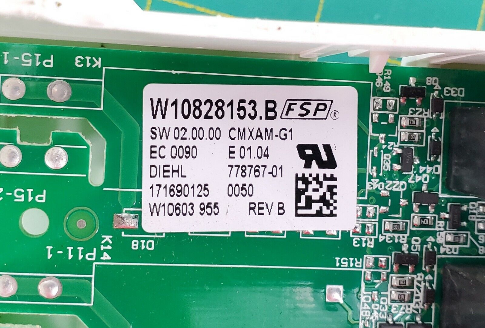 Whirlpool Range Control W10828153